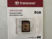 Transcend Карта памяти Transcend 8GB UHS-I SD