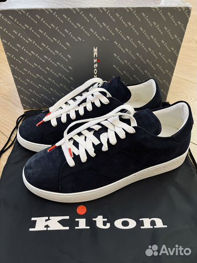 Kiton Кроссовки Замшевые Оригинал Италия