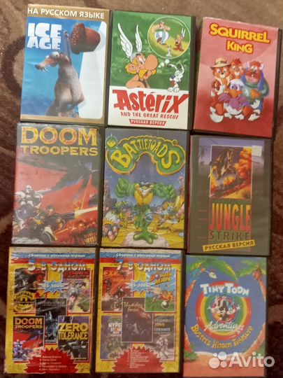 Картриджи для sega