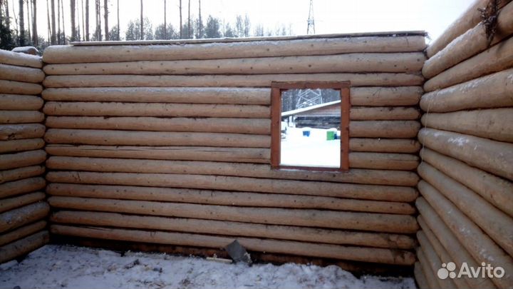 Продам сруб 5х6м, лафет 7м