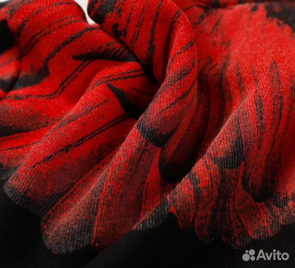 Худи Marcelo burlon красное