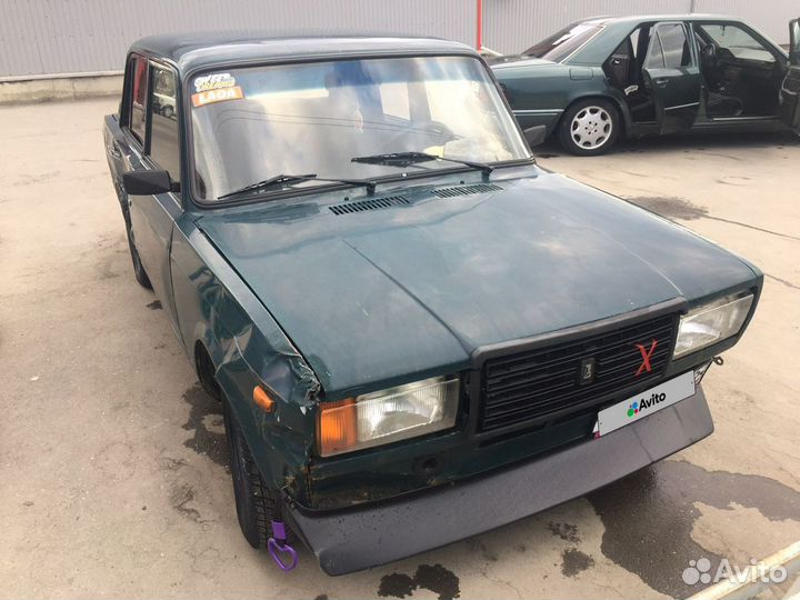 ВАЗ 2107 1.5 МТ, 2008, битый, 100 000 км
