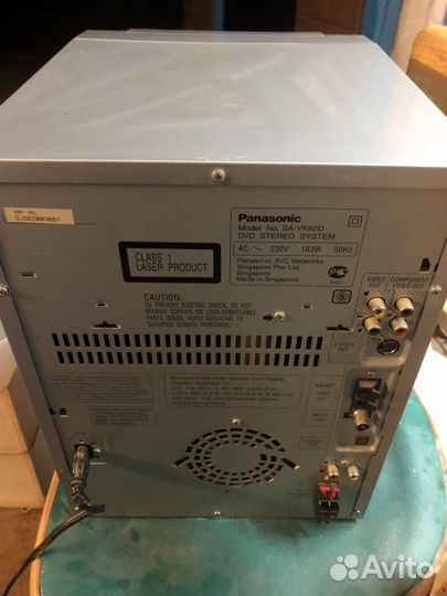 Музыкальный центр panasonic sa vk62D