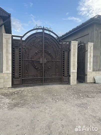 Ворота кованые