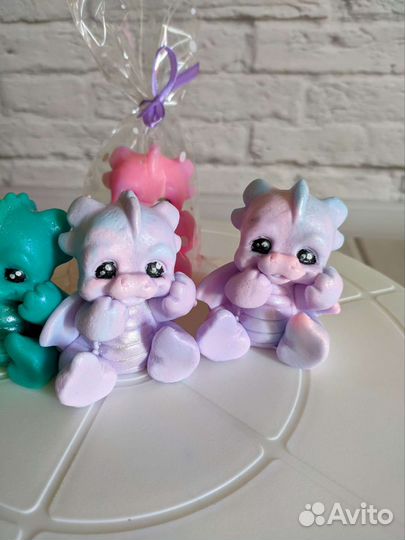 Дракончик Буся - символ года. Мыло ручной работы