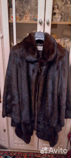 Шуба норковая Каляев 52р бабочка