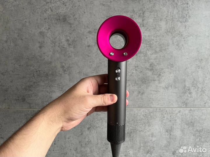 Фен Dyson Supersonic HD08. Все гравировки. Розовый