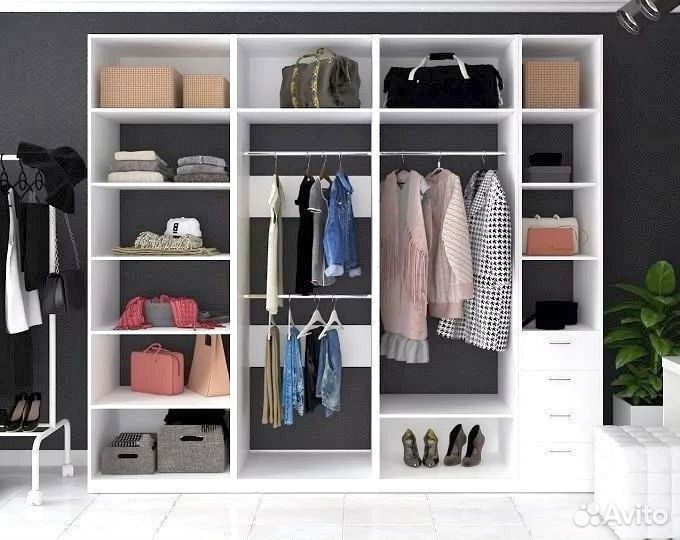 Гардеробная монтаж в подарок