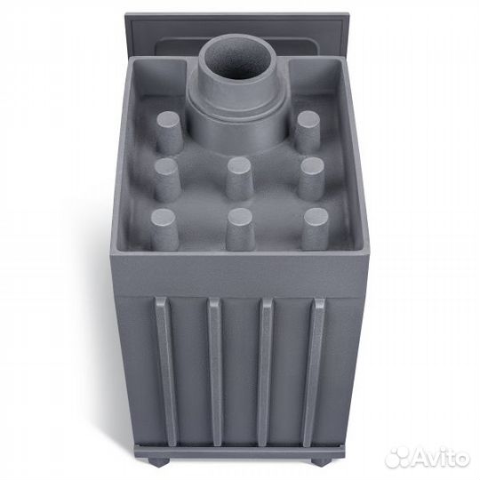 Чугунная печь для бани Гефест Гроза 18М и 24М