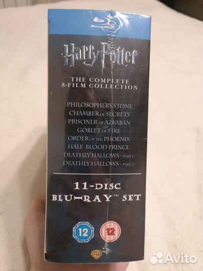 Полное собрание Гарри Поттер на 11 дисках Blu-ray