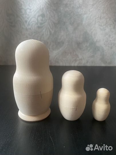 Матрешка 3 х местная заготовка