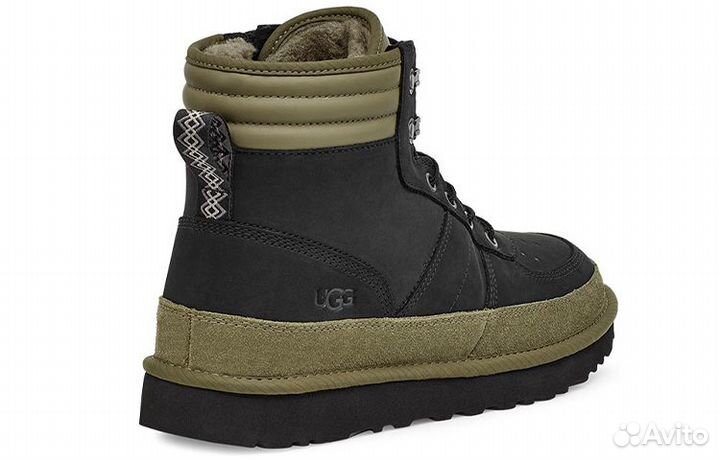 UGG Highland- Ankle Boots Men Black/Olive Green (40)