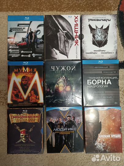 Blu-ray фильмы и мультфильмы