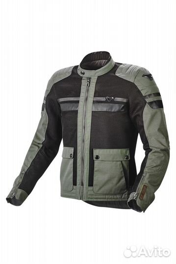 Motorradjacke Macna Fluent Grün grün