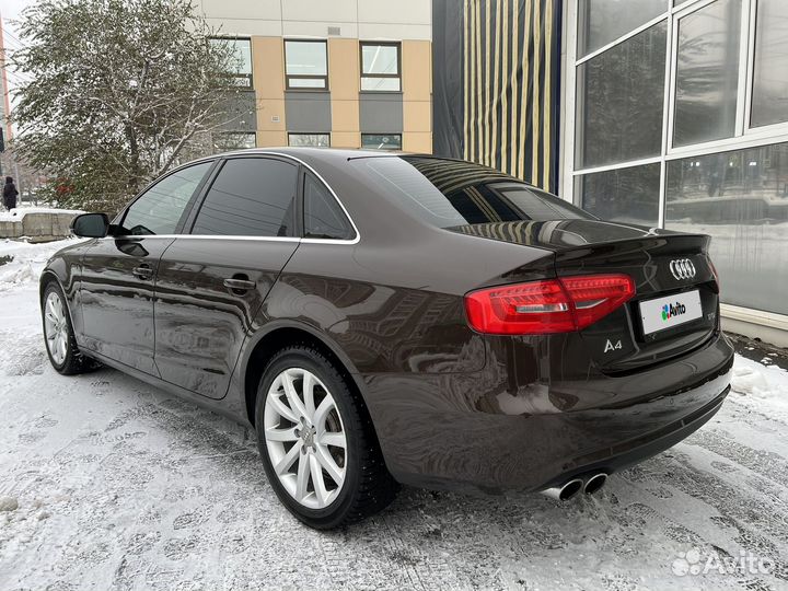 Audi A4 1.8 CVT, 2014, 92 000 км