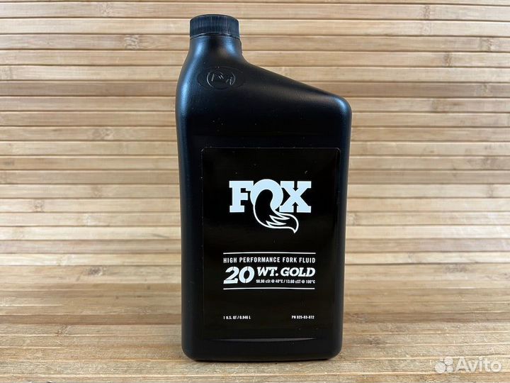Вилочное масло - FOX Suspension Fluid 20wt Gold