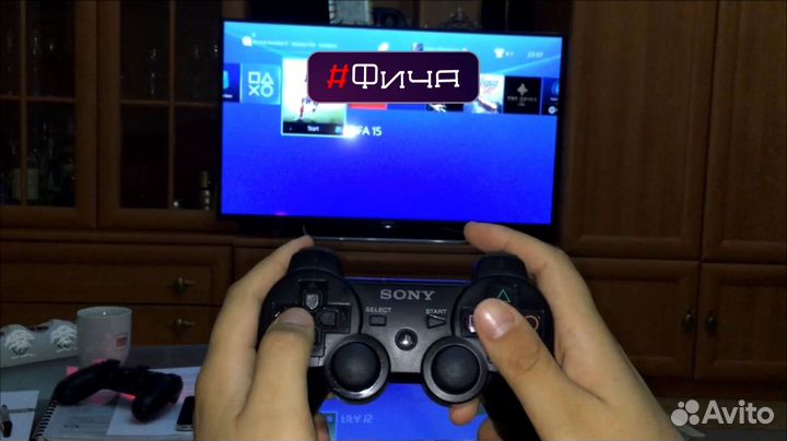 Playstation 3 Slim + Геймпад