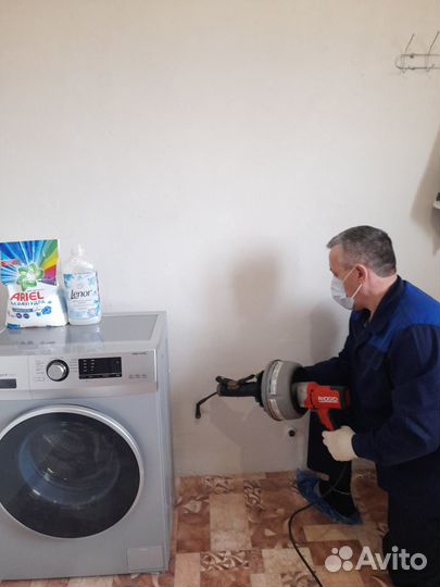 Устранение засоров. Прочистка канализации