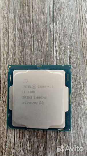 Intel core i3 8100