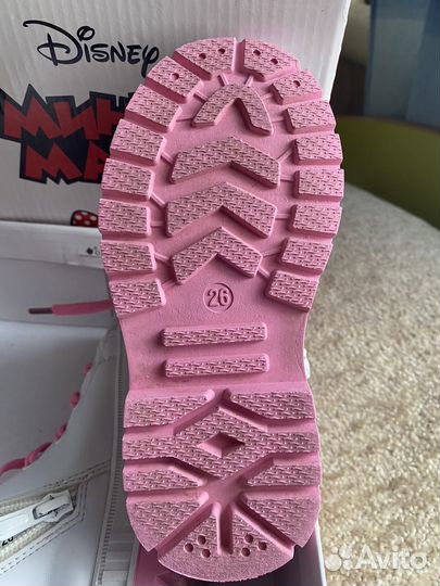 Ботинки демисезонные для девочки 26 размер