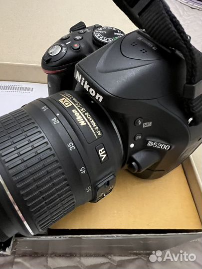 Фотоаппарат nikon d 5200 18-55 VR Kit бу