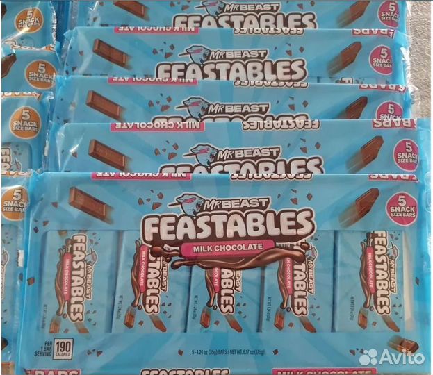 Шоколад MrBeast Feastables оригинал из USA