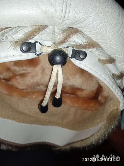 Женская Зимняя Кожаная Шапка- Кепка