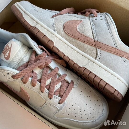 Nike Dunk Low Retro Premium Fossil Rose - оригинал