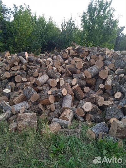 Дрова колотые, чурками, метровые