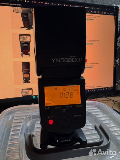 Вспышка YongNuo YN568EX II для Canon как новая