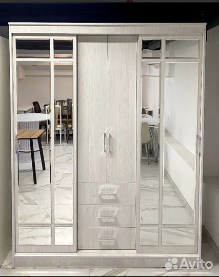 Шкаф-купе Маэстро (ясень -белый)