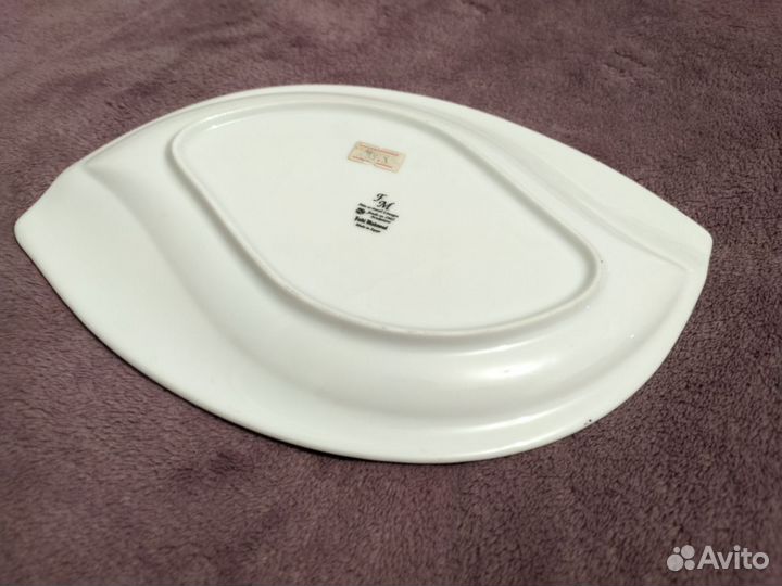 Декоративная тарелка FM (Египет) с золотым узором