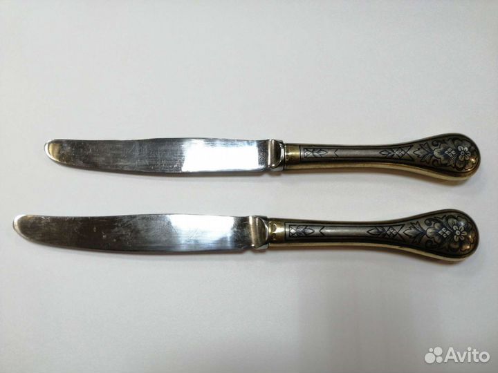 Нож серебро