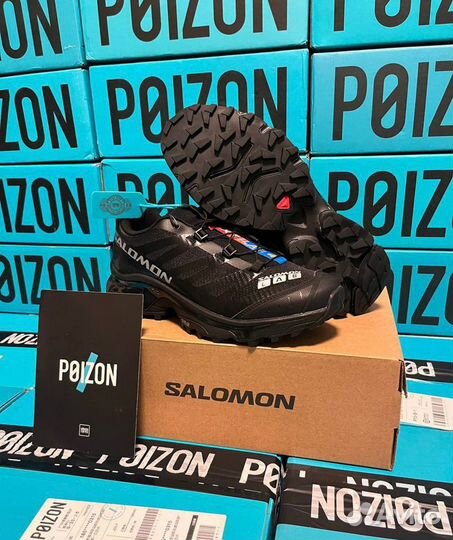 Salomon XT-4 Черные Оригинал (Poizon, xt6)