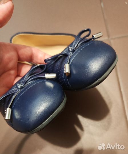 Туфли балетки Geox 36, натуральная кожа