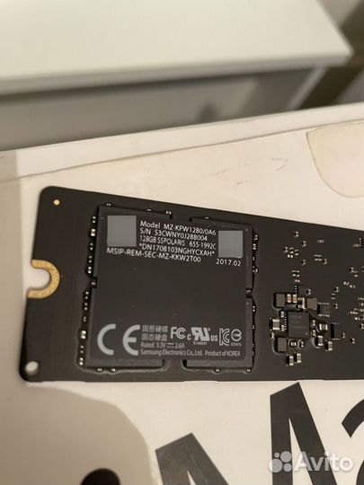 Apple SSD 128GB (оригинал)