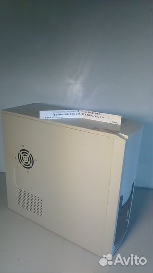 Компьютеры core E7300/4GB/HDD 250/ATX White/Win XP