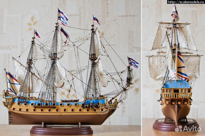 Модель корабля адмирала Нельсона 