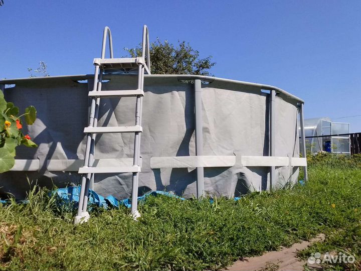 Каркасный бассейн intex 4.88*1.22