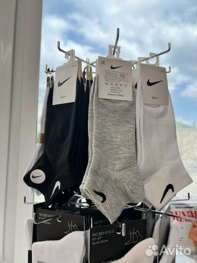 Носки Nike короткие с резинкой