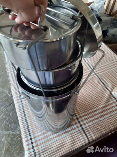 Металлический пеннал с емкостями