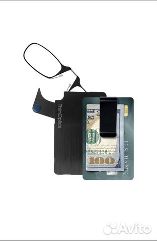 Очки пенсне для чтения ThinOptics в футляре Wallet