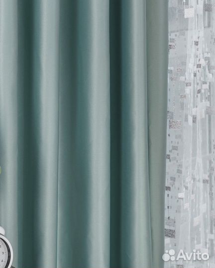 Комплект Шторы и Тюль Адора Топаз+Мона