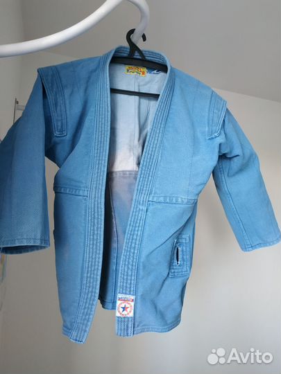 Куртка самбовка синяя