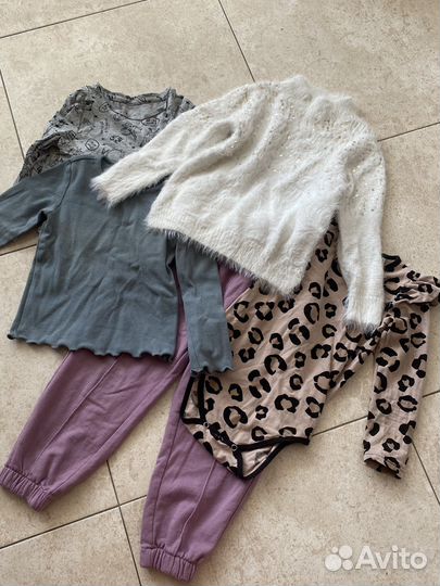 Вещи на девочку пакетом (104-110)