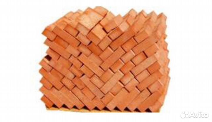 Кирпич одинарный полнотелый оптом от 1000шт