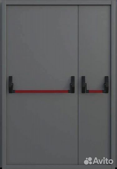 Противопожарная дверь ei60 с антипаникой