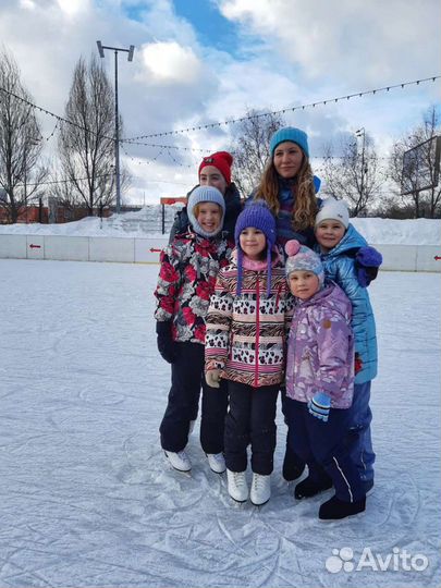 Обучение катанию на коньках, фигурному катанию