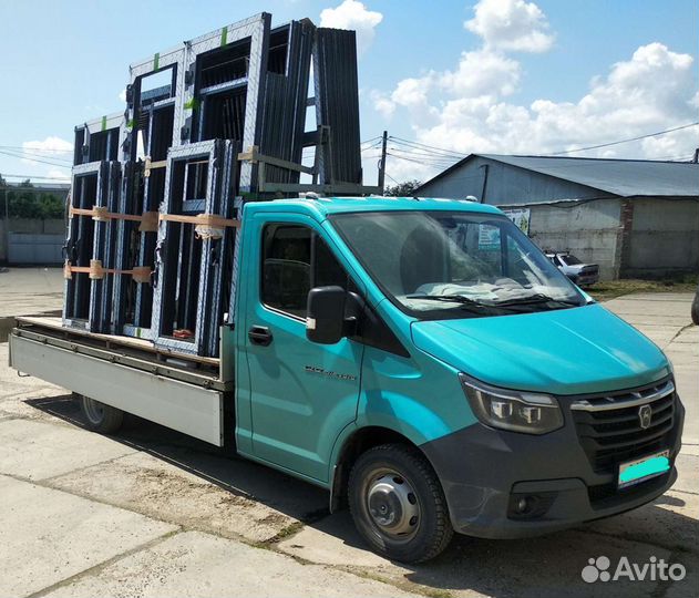 Газель с пирамидой, доставка окон, зеркал, стеклоп