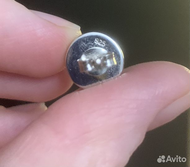 Моносерьга с говлитом